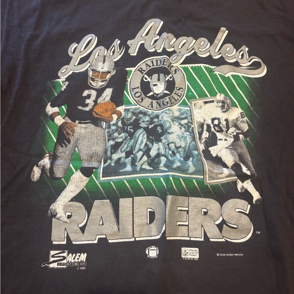Vintage 90’s SALEM Los Angeles Raiders 
Size Large